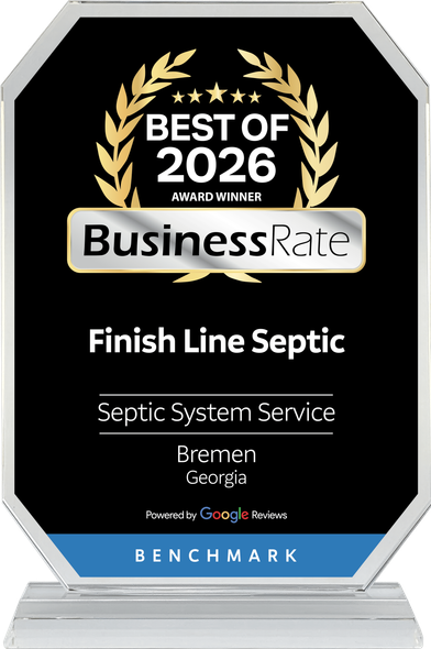 Award for Finish Line Septic,