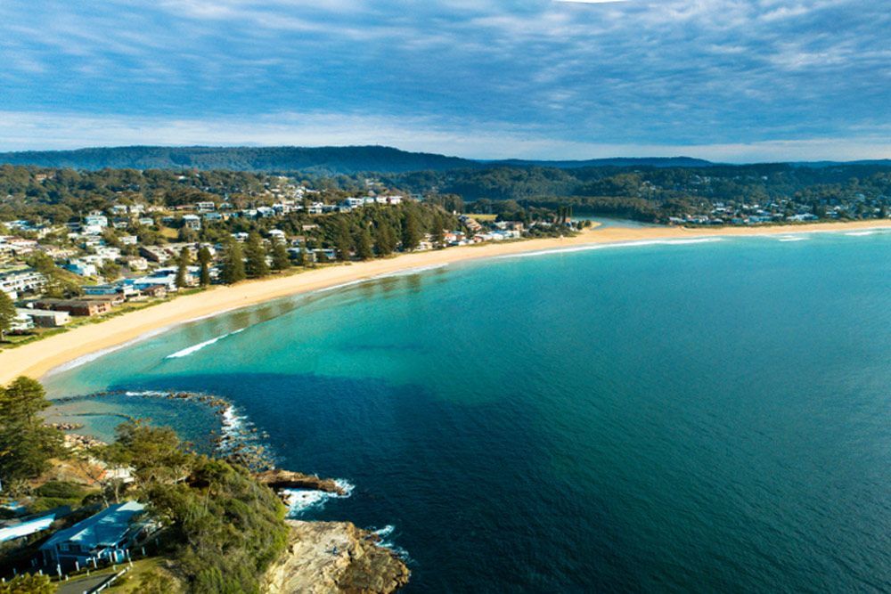Panoramic Views Of Avoca Beach On The Central Coast Of Australia — Restorative Natural Therapies in Central Coast, NSW Panoramic Views Of Avoca Beach On The Central Coast Of Australia — Restorative Natural Therapies in Central Coast, NSW