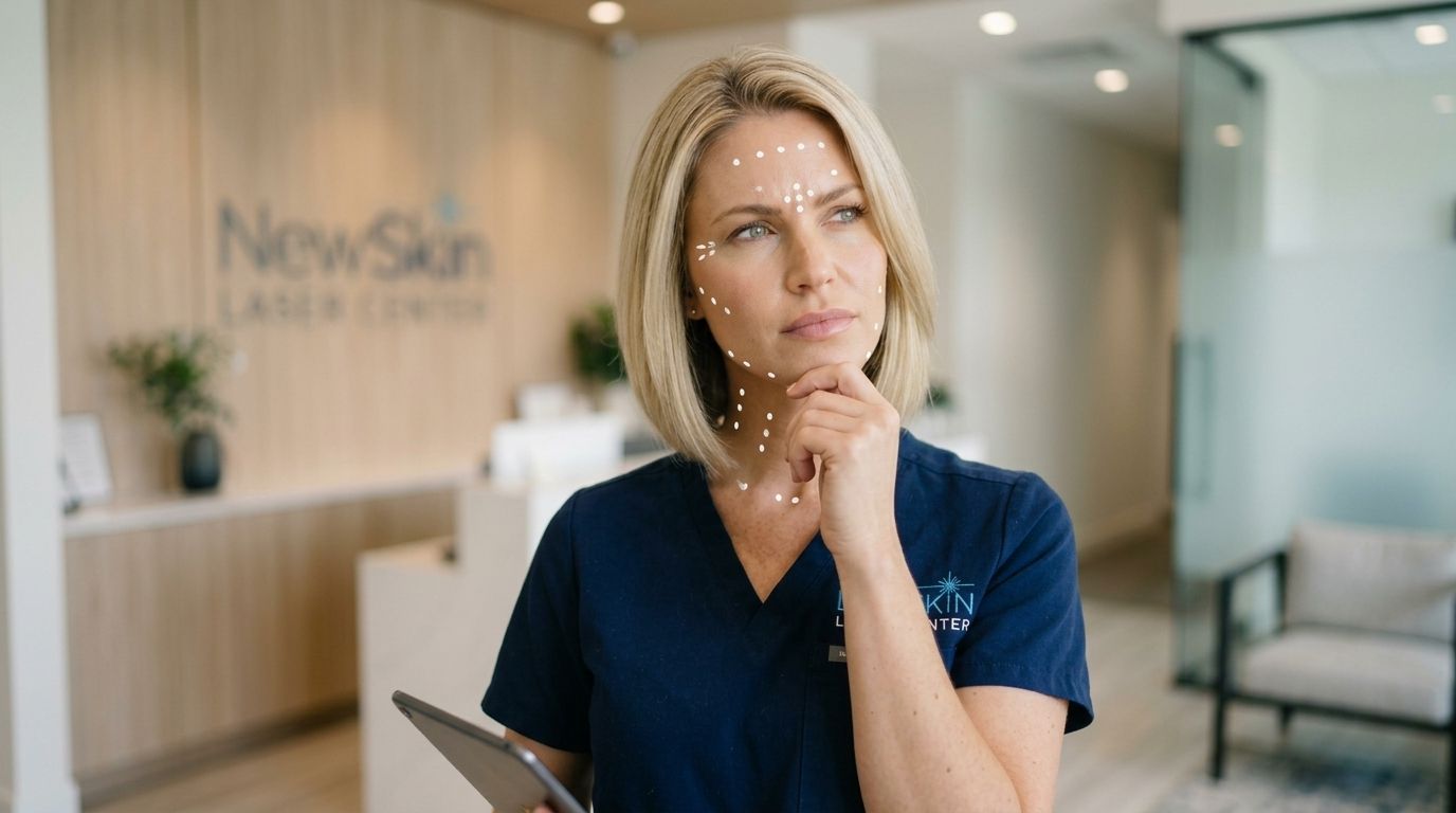 Botox (botulinum toxin)  injection points