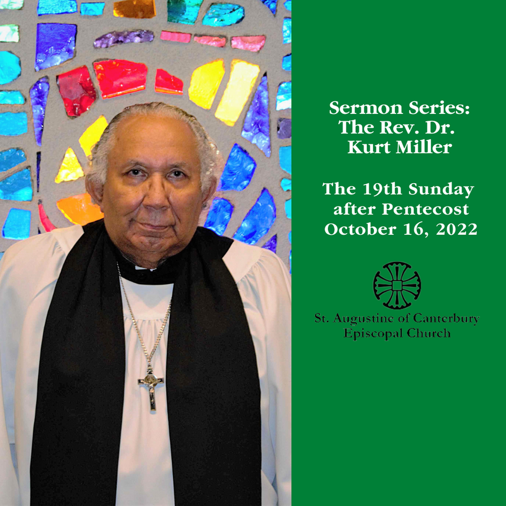 A poster for sermon series by the rev. dr. kurt miller