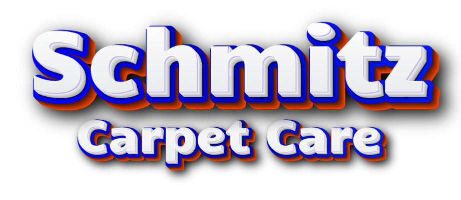 The logo for schmitz carpet care is shown on a white background.