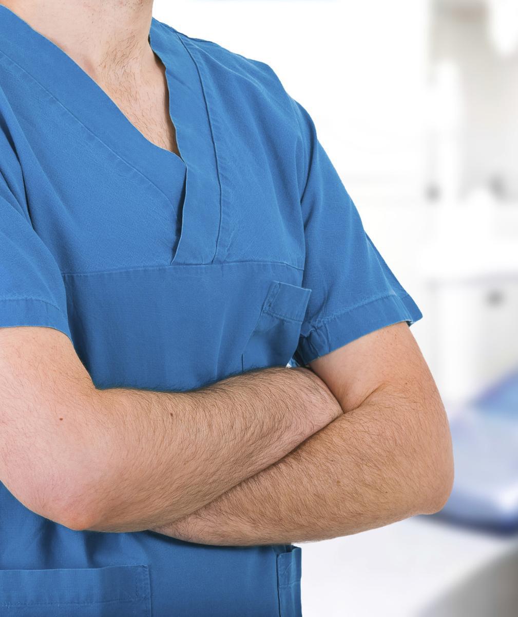 Medical Professional With Arms Crossed