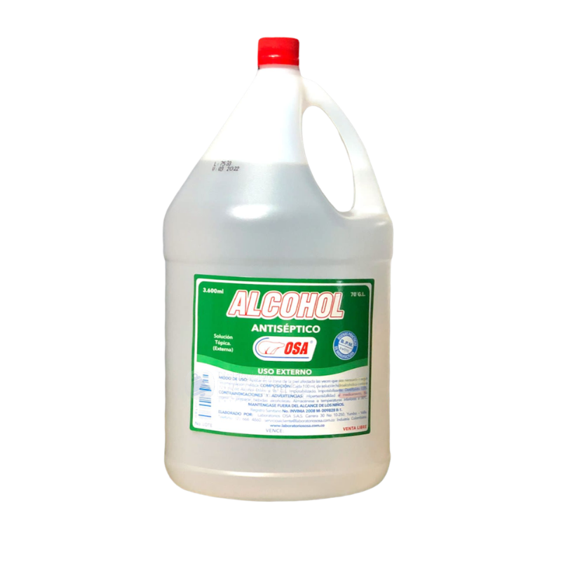 Alcohol Antiseptico OSA al 70%