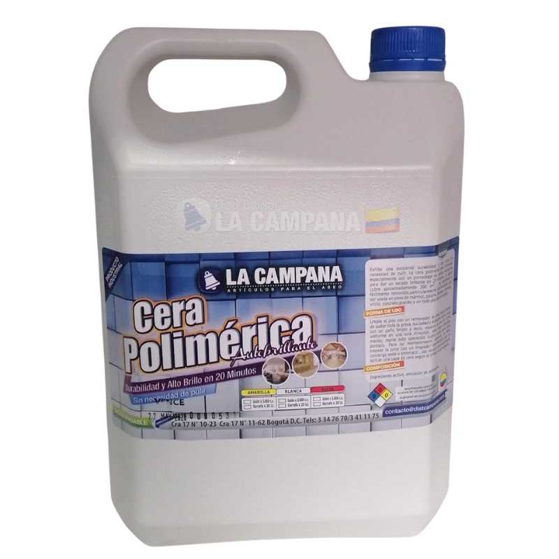 Cera polimerica autobrillante