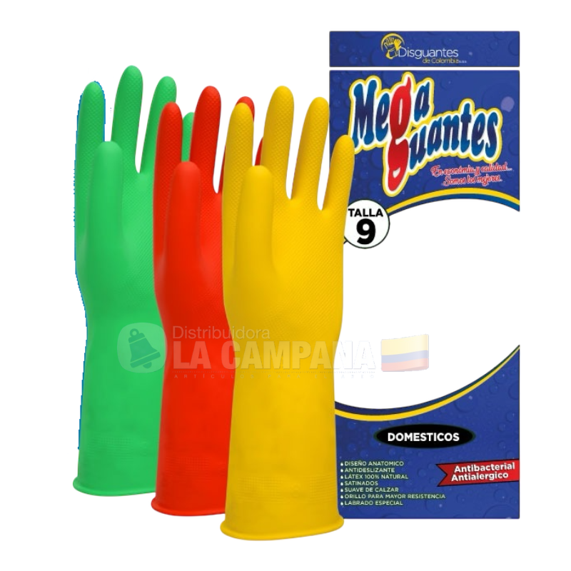 Guantes domesticos de color