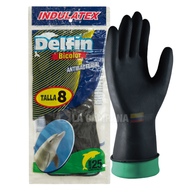Guantes bicolor delfin