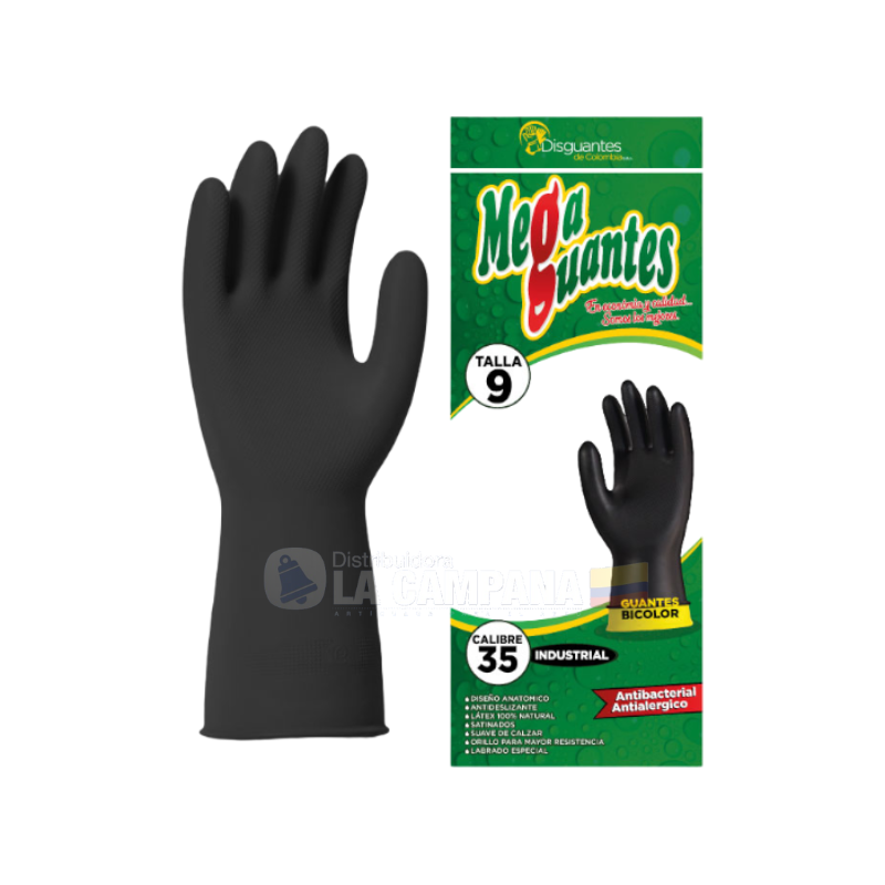 Guantes bicolor megaguantes