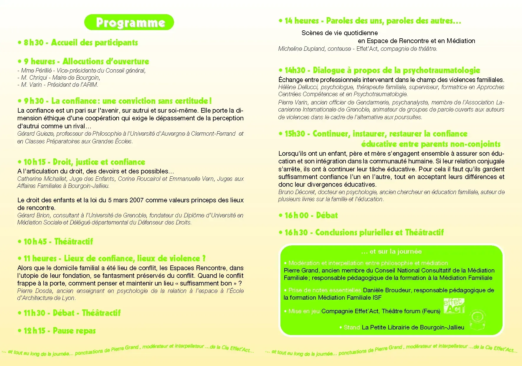 Plaquette journée d'étude