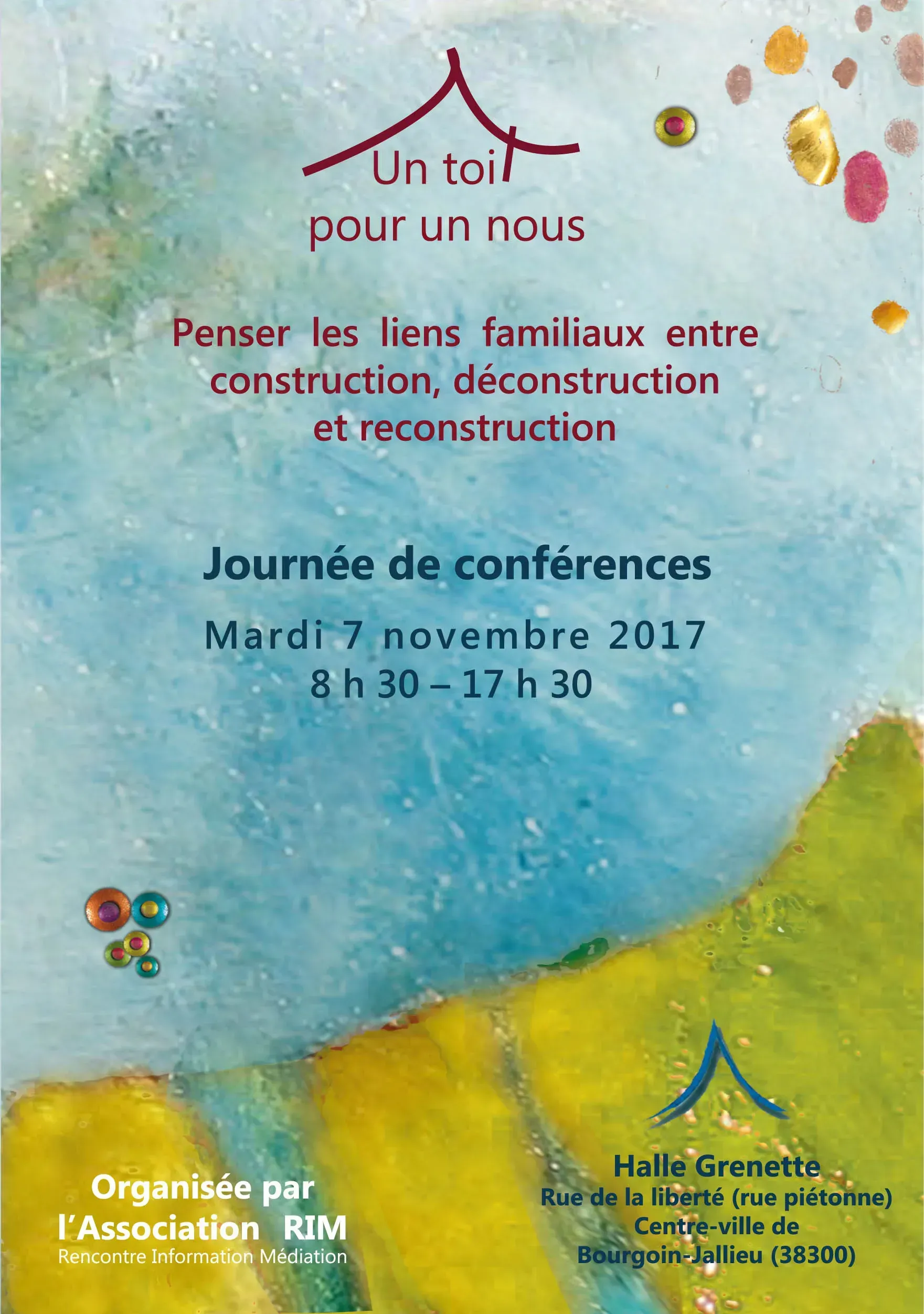 Affiche journée de conférence