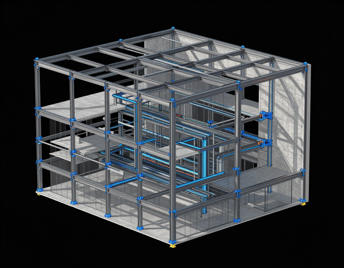 Modelo BIM 3D en Autodesk Revit