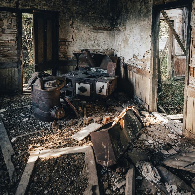 sell fire damage house