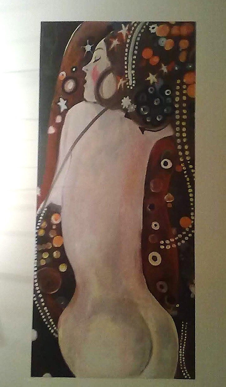 DECORAZIONE ARTISTICA DI INTERNI COPIA D'AUTORE SU MURO - KLIMT