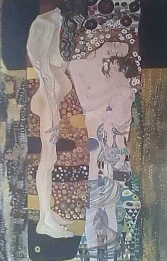 COPIA D'AUTORE LE TRE ERA' DI KLIMT