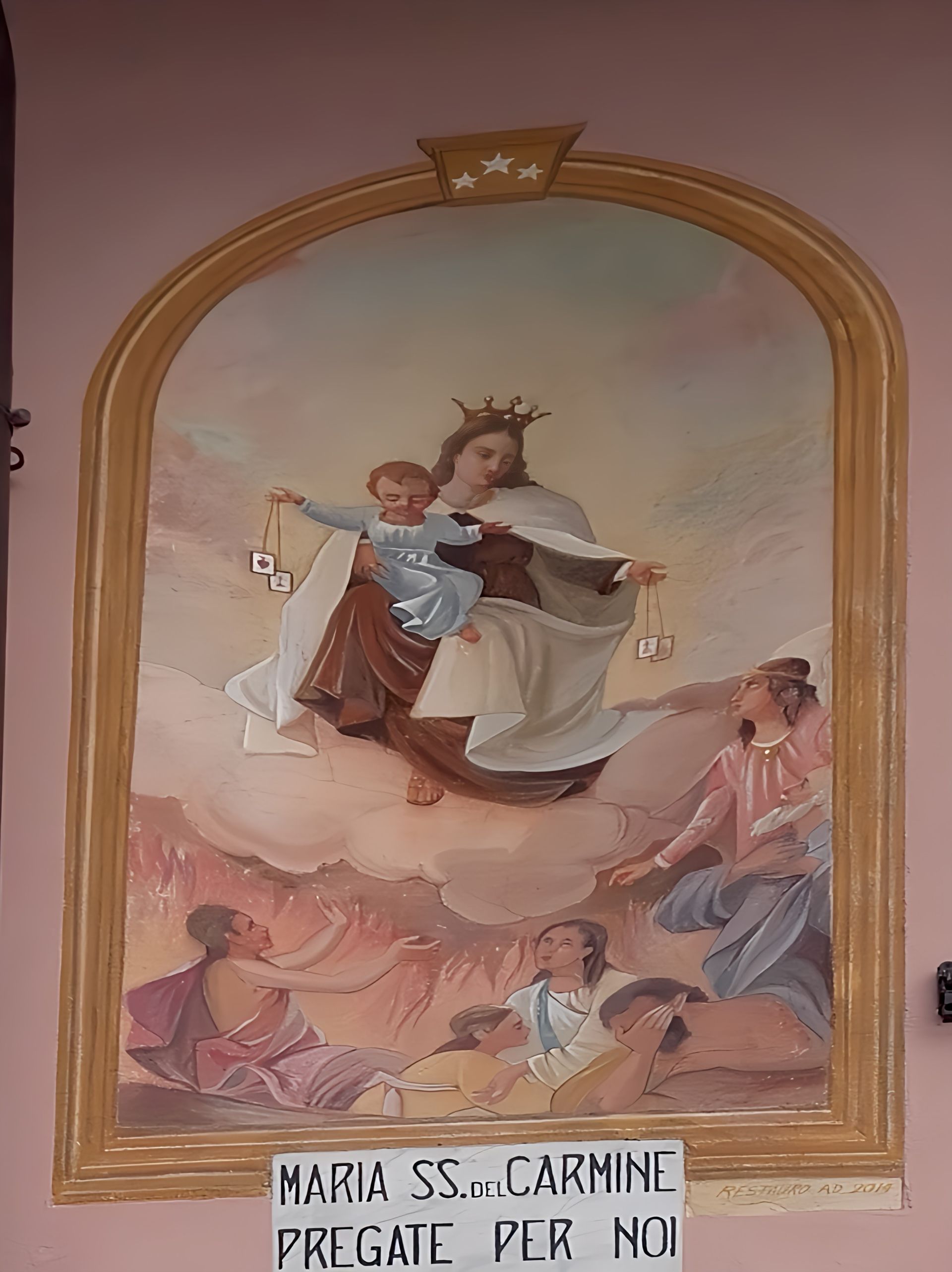RESTAURO DIPINTO MURALE