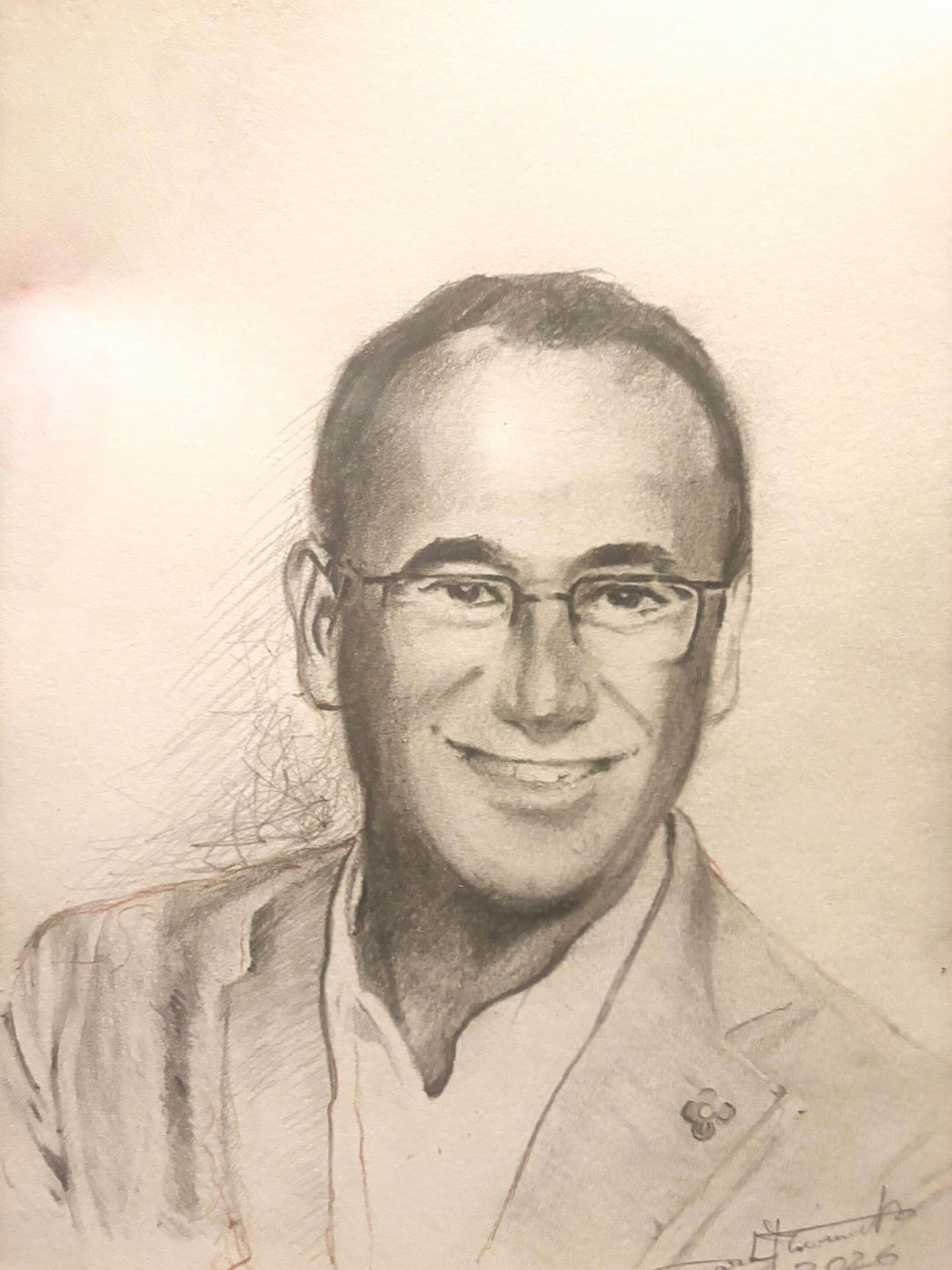 RITRATTO A MATITA CARLO CONTI