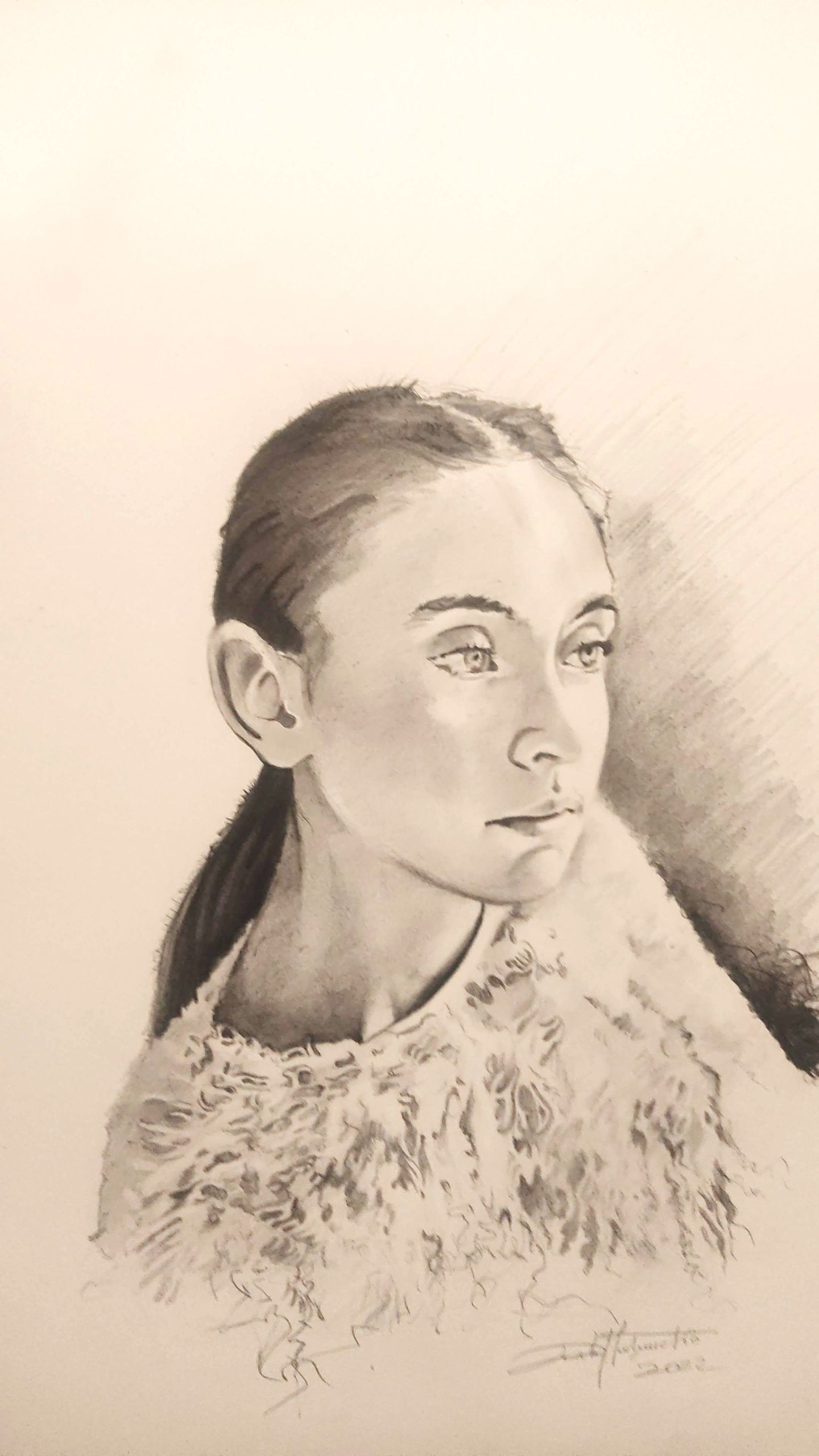 RITRATTO A MATITA RAGAZZA