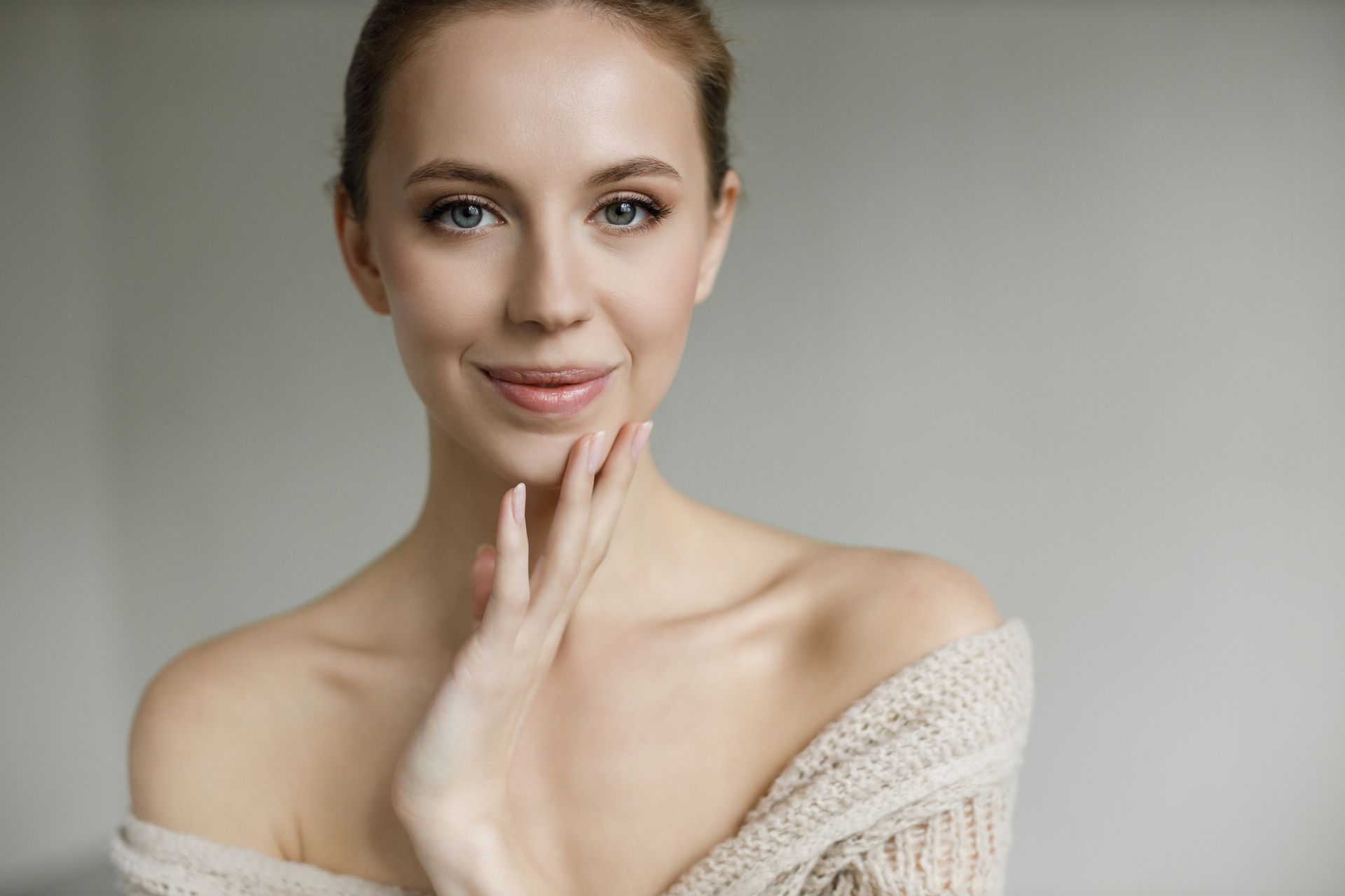 woman with clear face