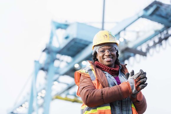 Woman Working At Shipping Port - San Antonio, TX - Canopy Employment Screening Woman Working At Shipping Port - San Antonio, TX - Canopy Employment Screening