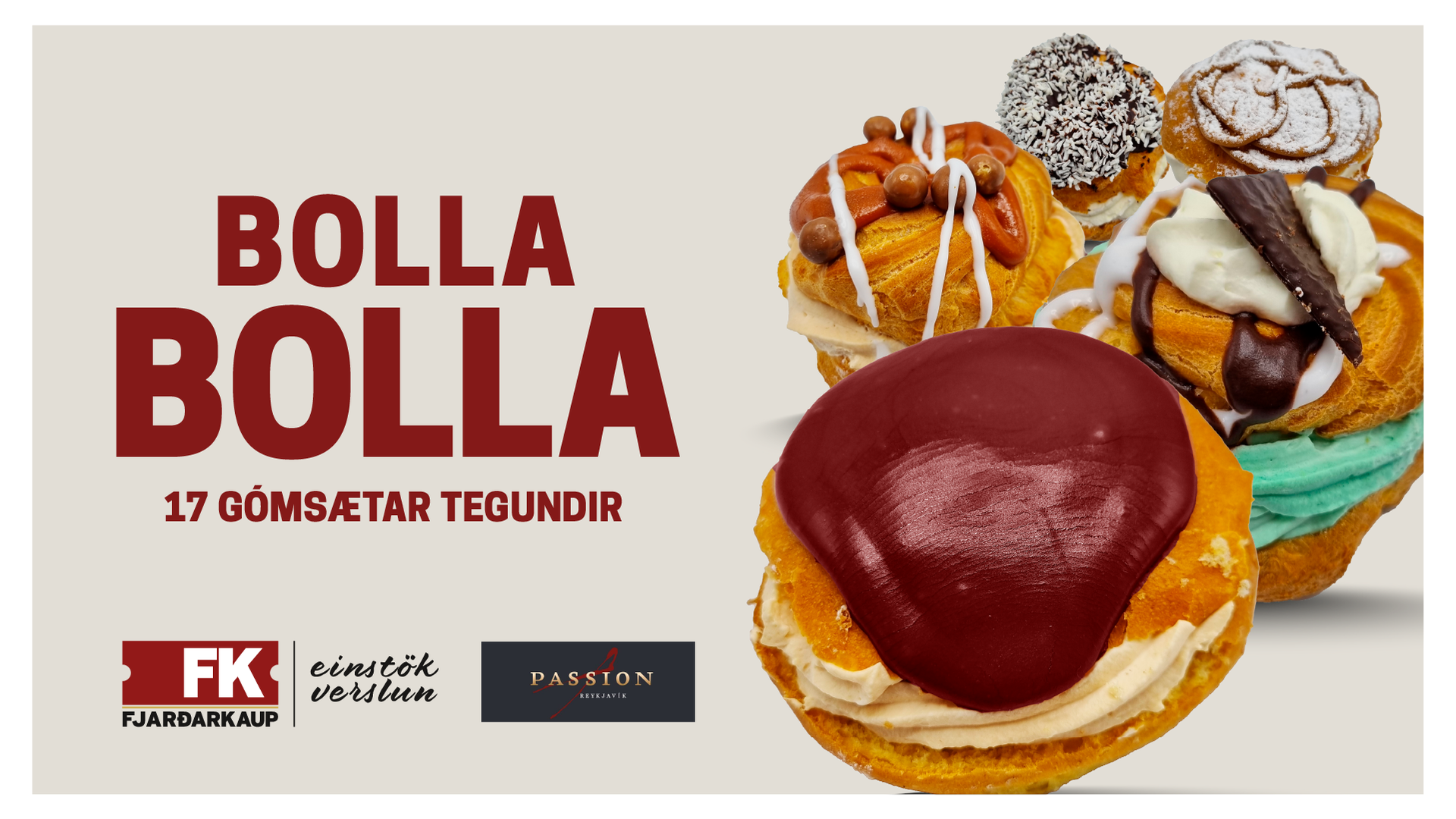 BOLLA BOLLA | 17 gómsætar tegundir