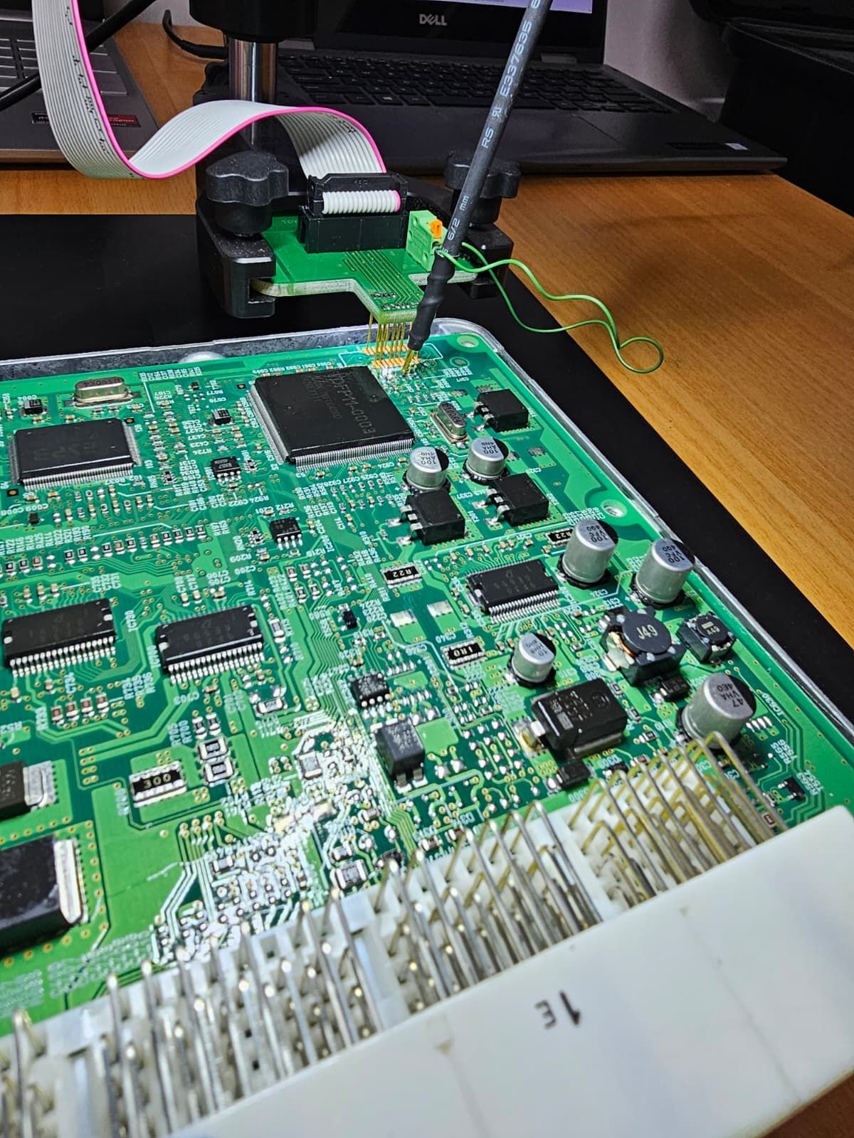 A Green Electronic Board — Greens Diesel Tune in Smeaton Grange, NSW