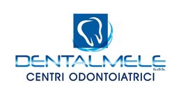 Logo DentalMele con icona del dente blu e testo &ldquo;CENTRI ODONTOIATRICI&rdquo;