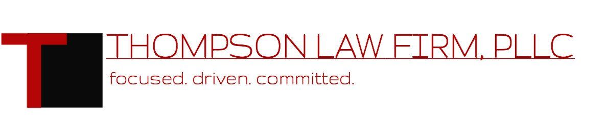 Thompson Law Firm, PLLC Logo for Thompson Law Firm, PLLC with a