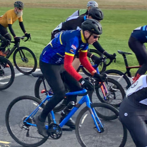 ABR cyclist during a cycle cross event near Coventry