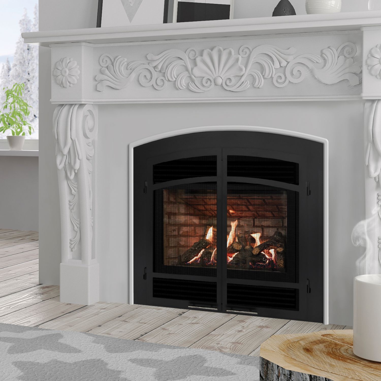 Archgard Optima 72 Gas Fireplace