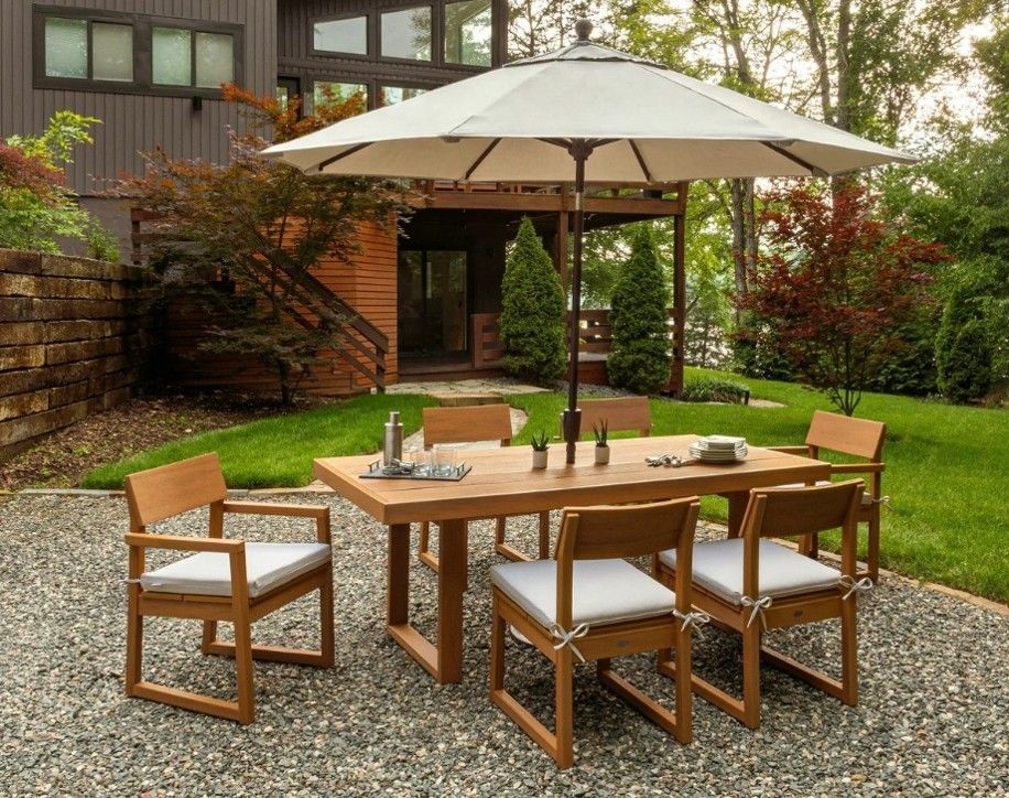 POLYWOOD Edge dining set — durable, recycled-plastic lumber built to handle sun, salt air, and moist