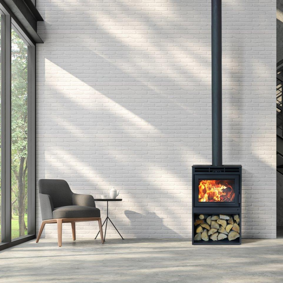 Supreme Novo 18 Wood Freestanding Fireplace