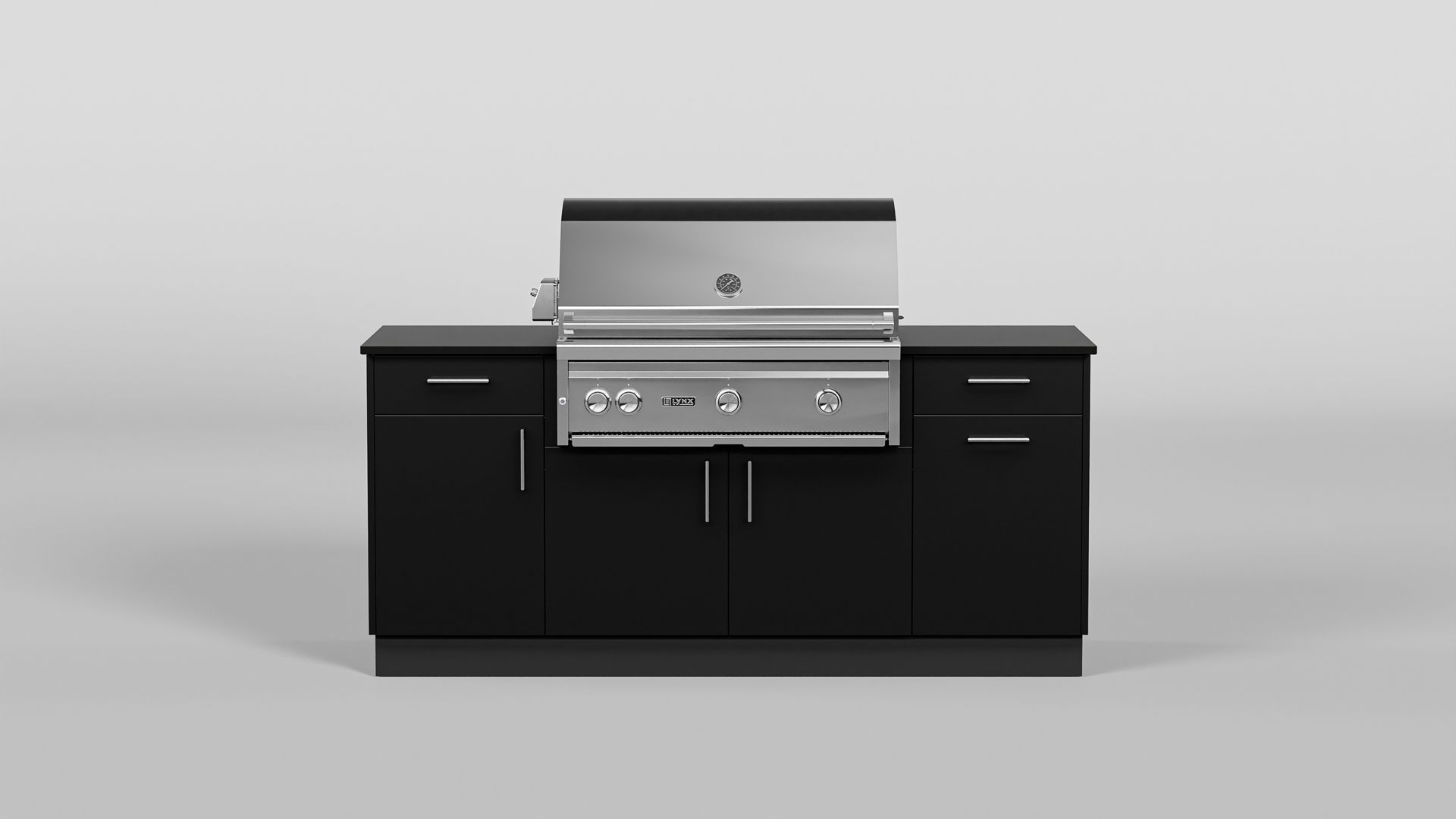 Danver Trex Outdoor Kitchen in Midnight Matte
