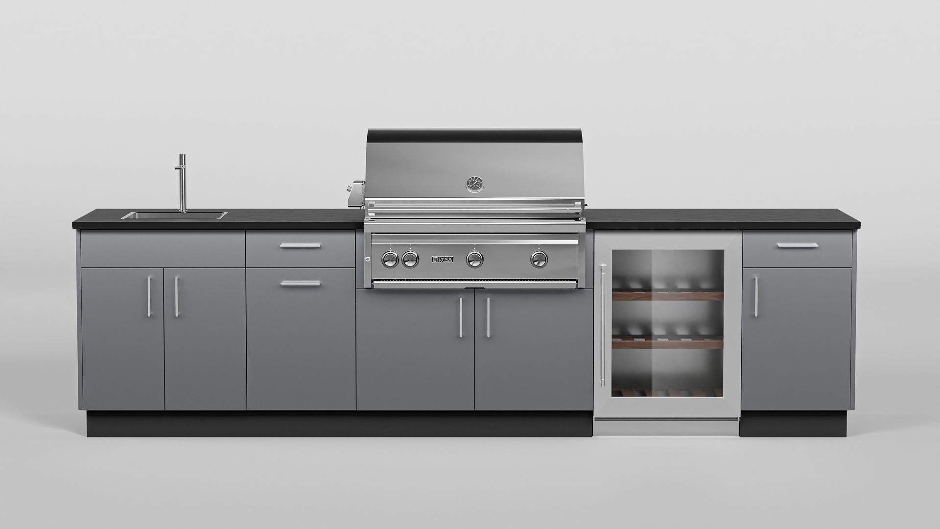 Danver Trex Oasis Outdoor Kitchen in Slate