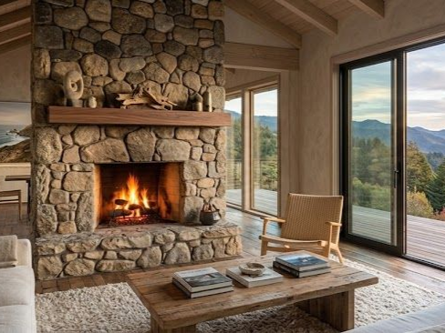 FLARE Outdoor See Thru Gas Fireplace