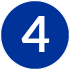 Le chiffre quatre est dans un cercle bleu sur fond blanc.