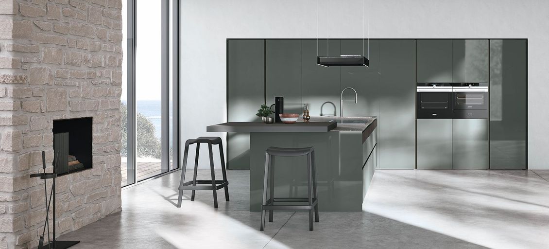 cucina con penisola