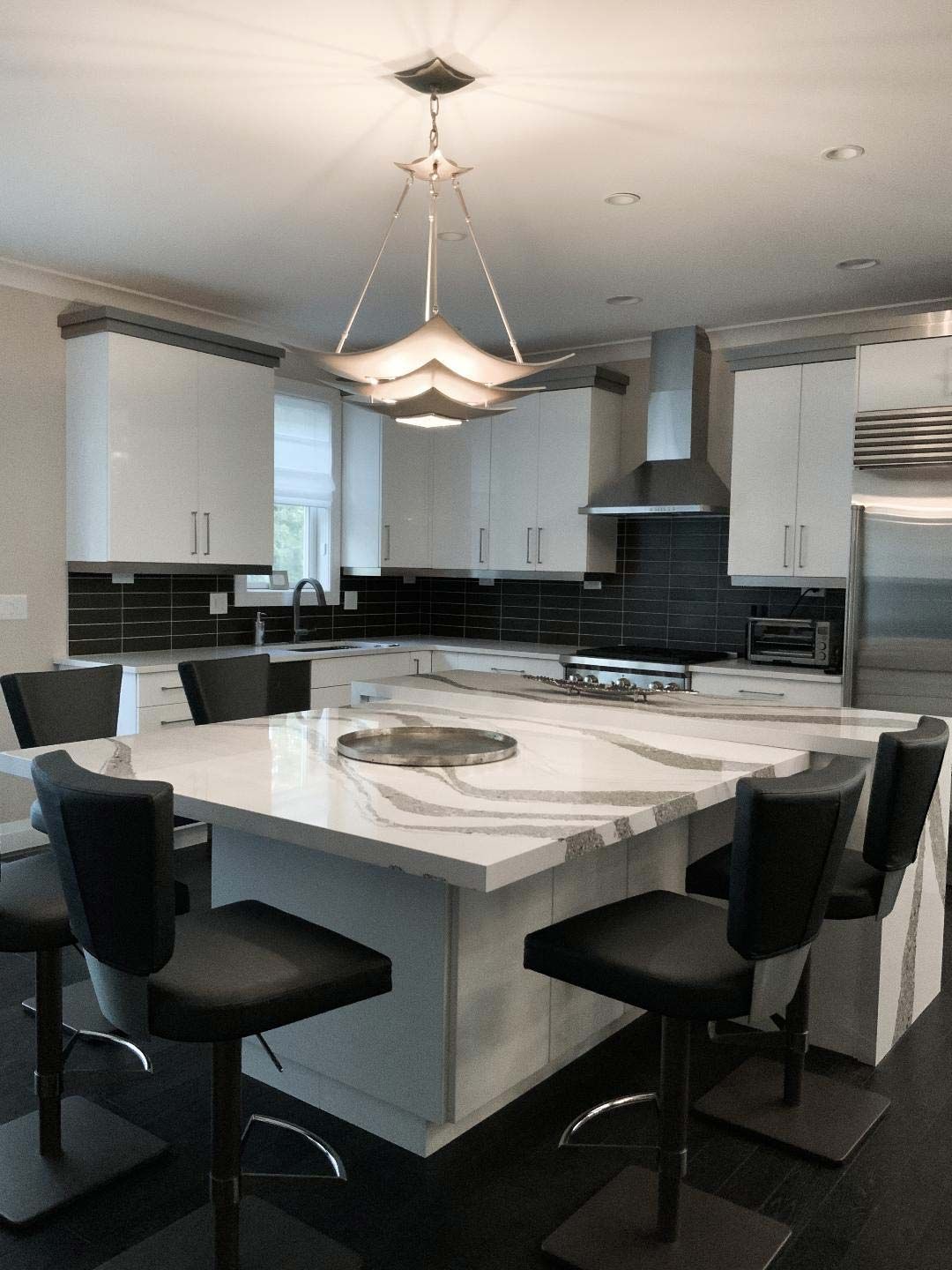Contemporary Transitional Kitchen Remodel by Peconic Kitchen And Bath project photo