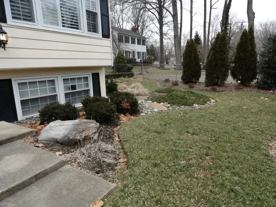 decorative boulders installation in bowie md