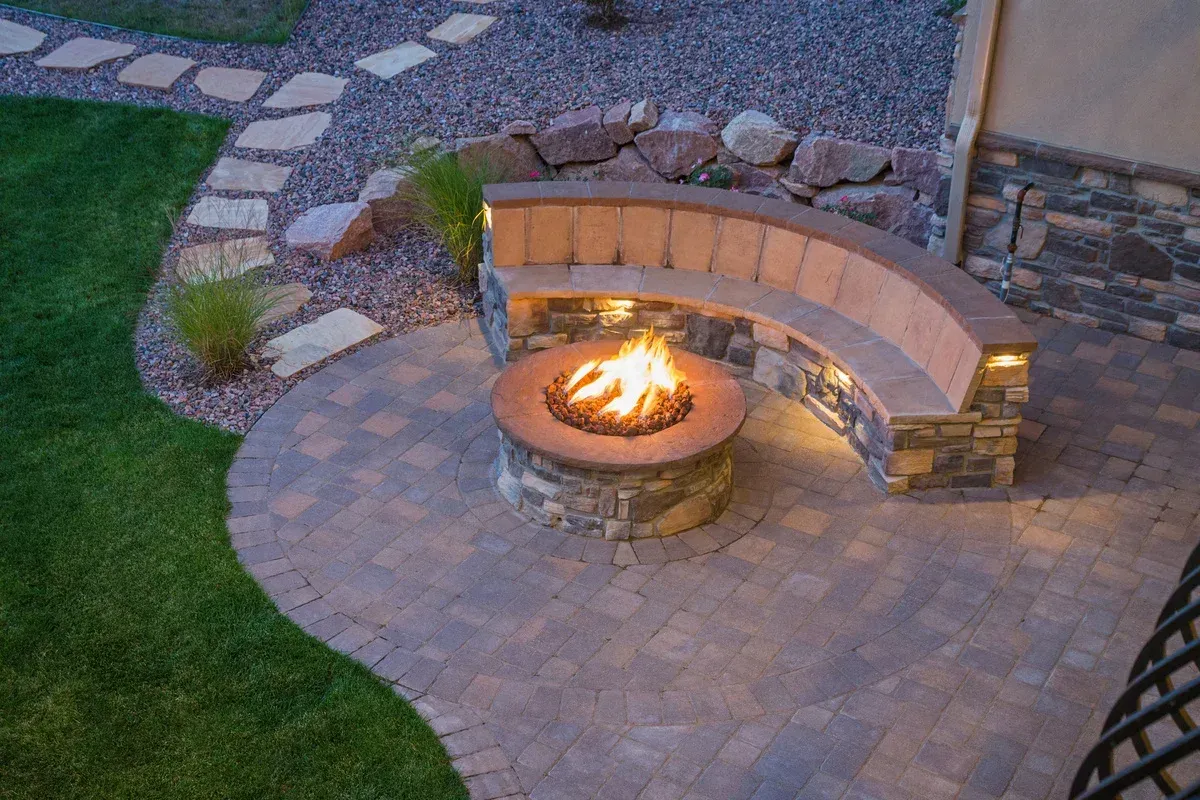 fire pit installation process bowie md