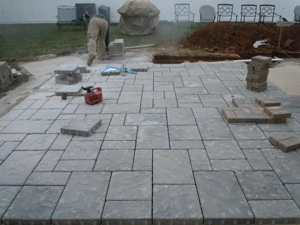paver patio installation process bowie md