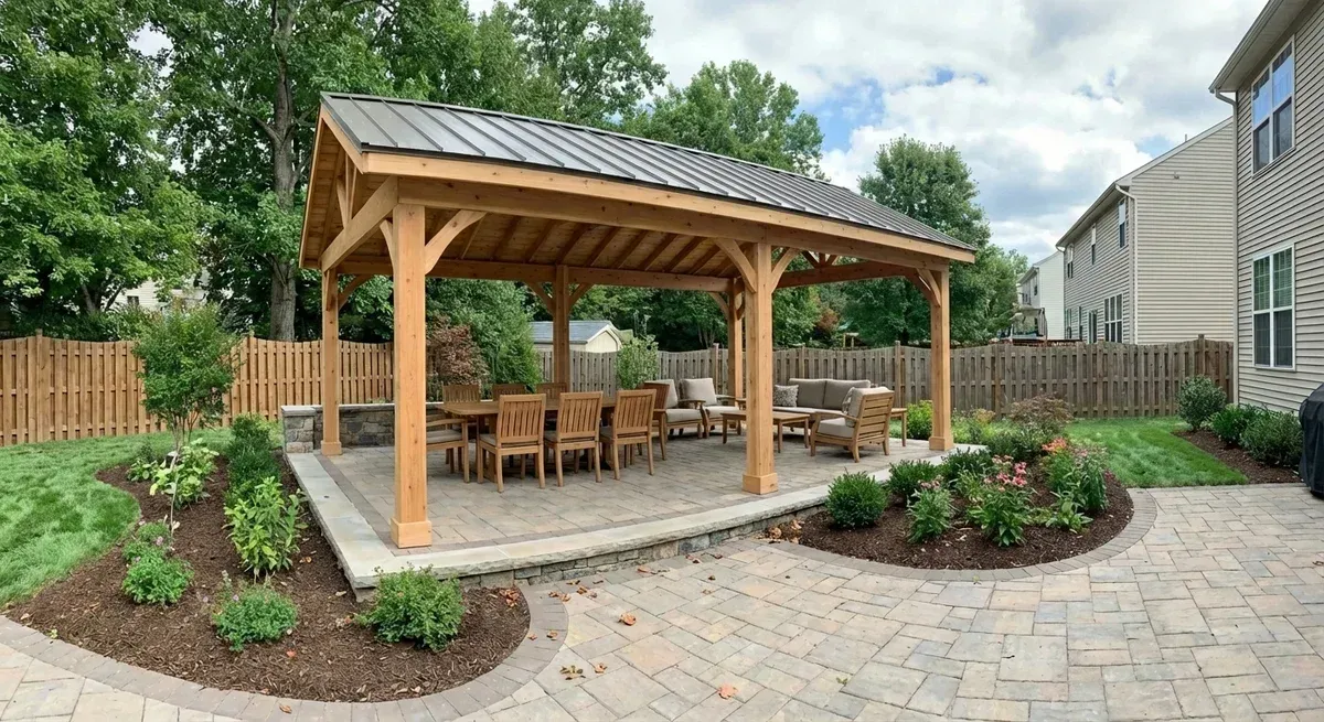 pavilion installation in bowie md