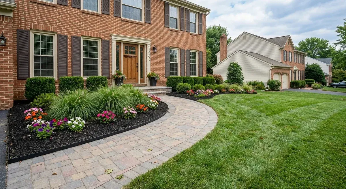 residential landscape design in bowie md