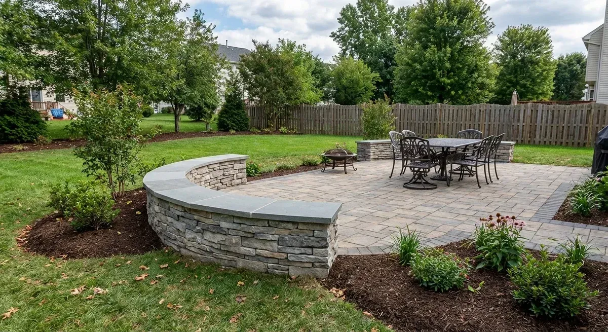 residential paver driveway