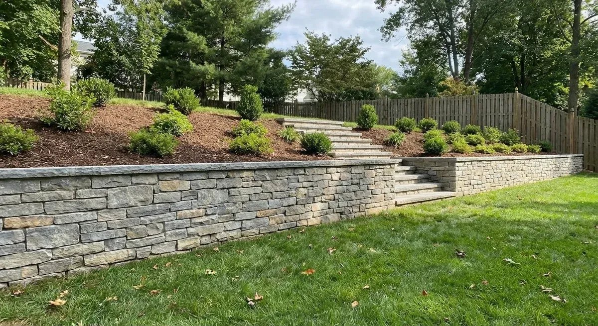 retaining wall installation in bowie md