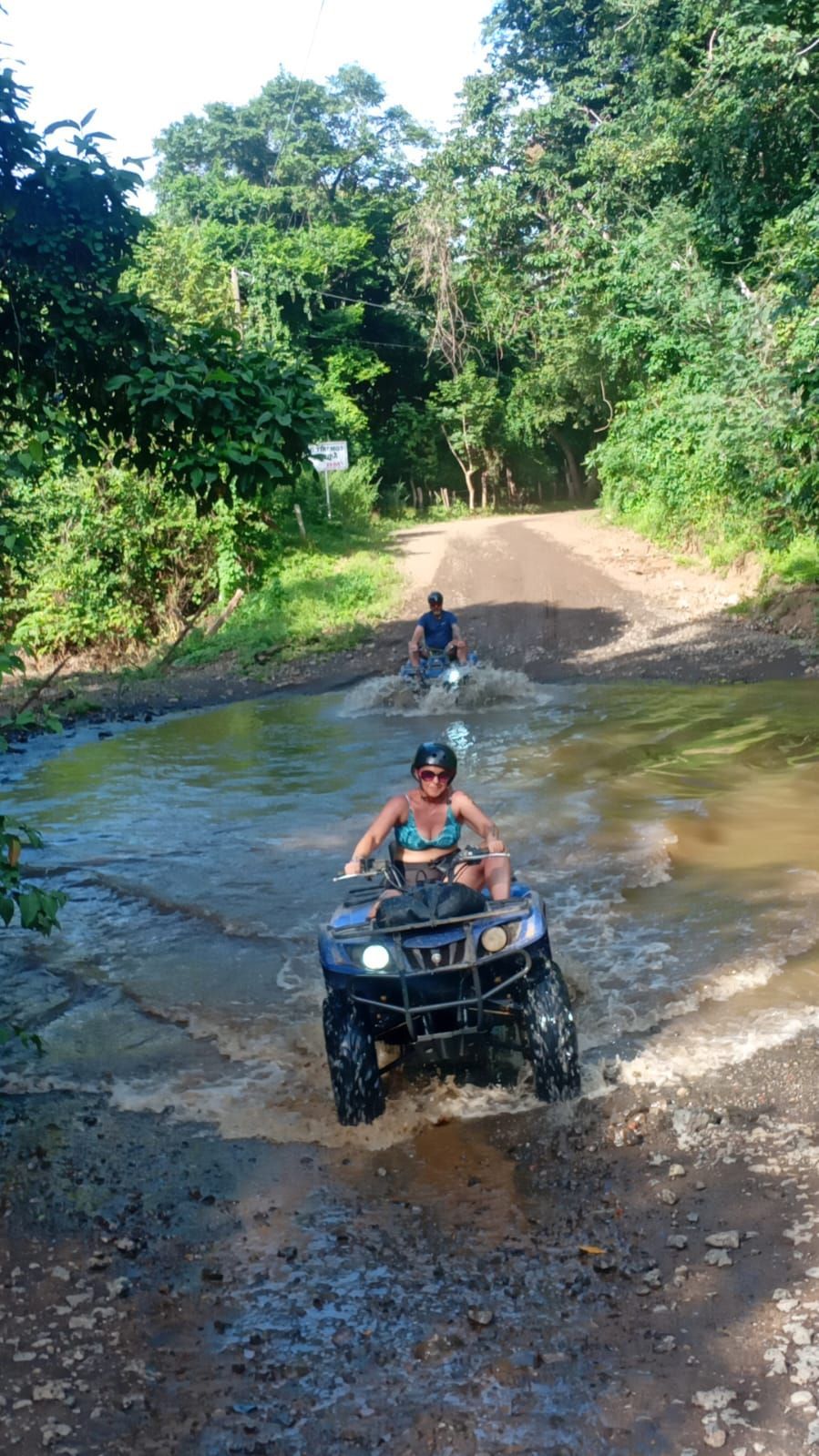 Private ATV adventure through tropical trails and rivers from Nekajui, a Ritz-Carlton Reserve, in Guanacaste, Costa Rica.