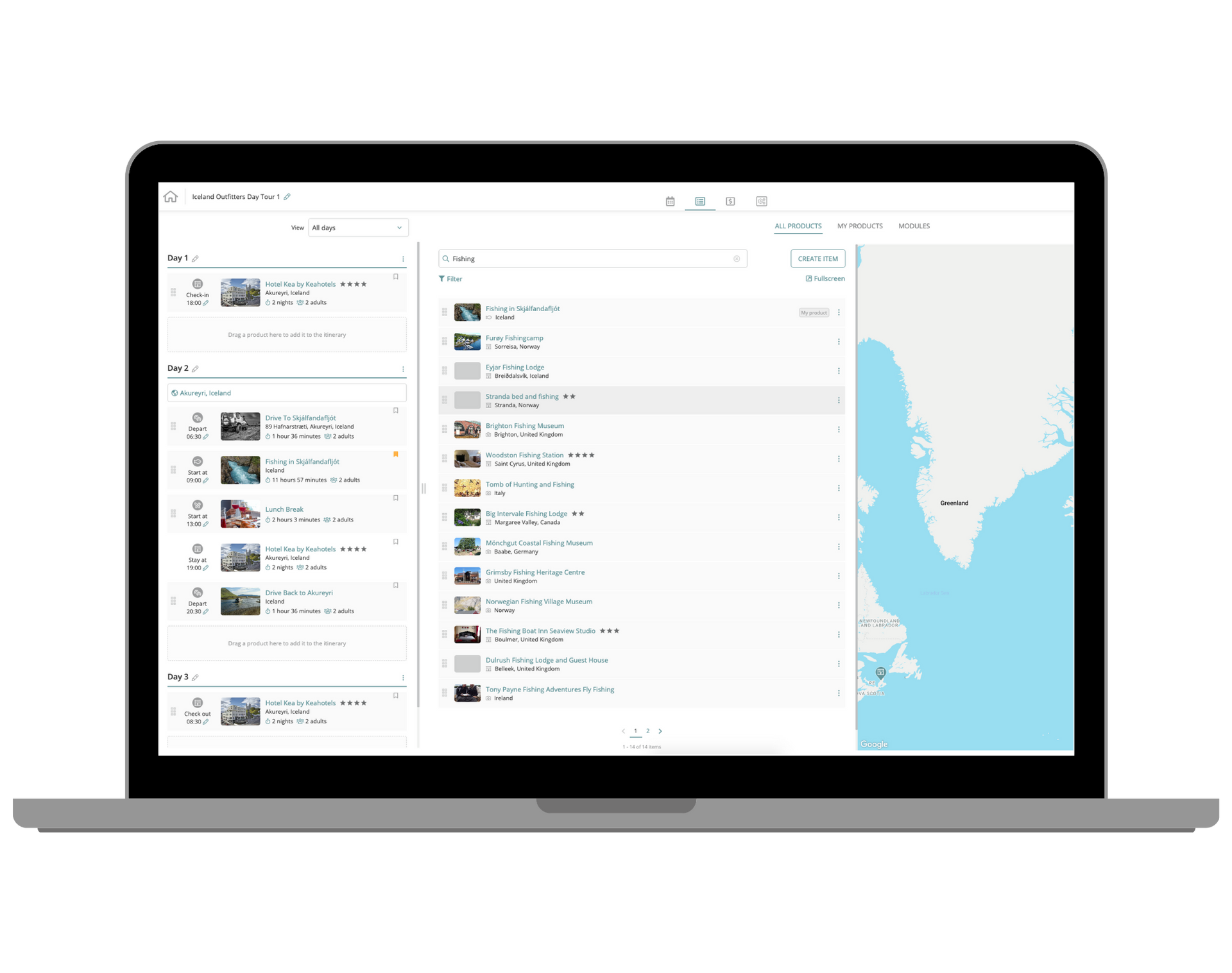 Complete itinerary booking in one place