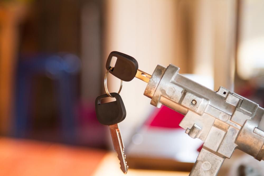 A Bunch of Keys Are Hanging on A Wire Rack — Tropical Locksmiths in Gregory River, QLD
