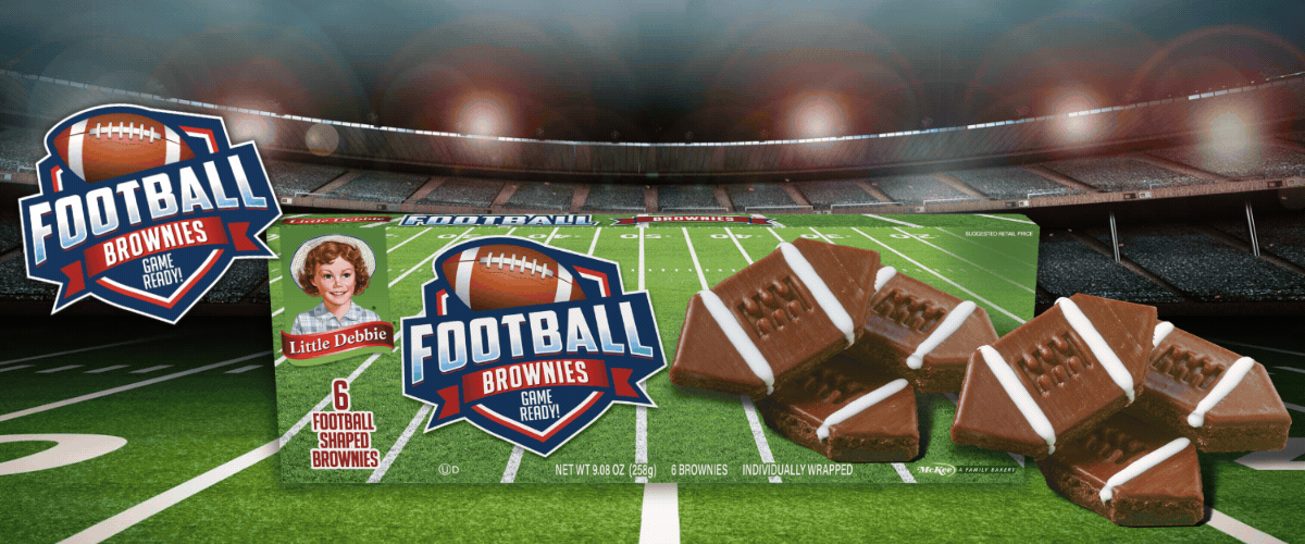 football brownies banner