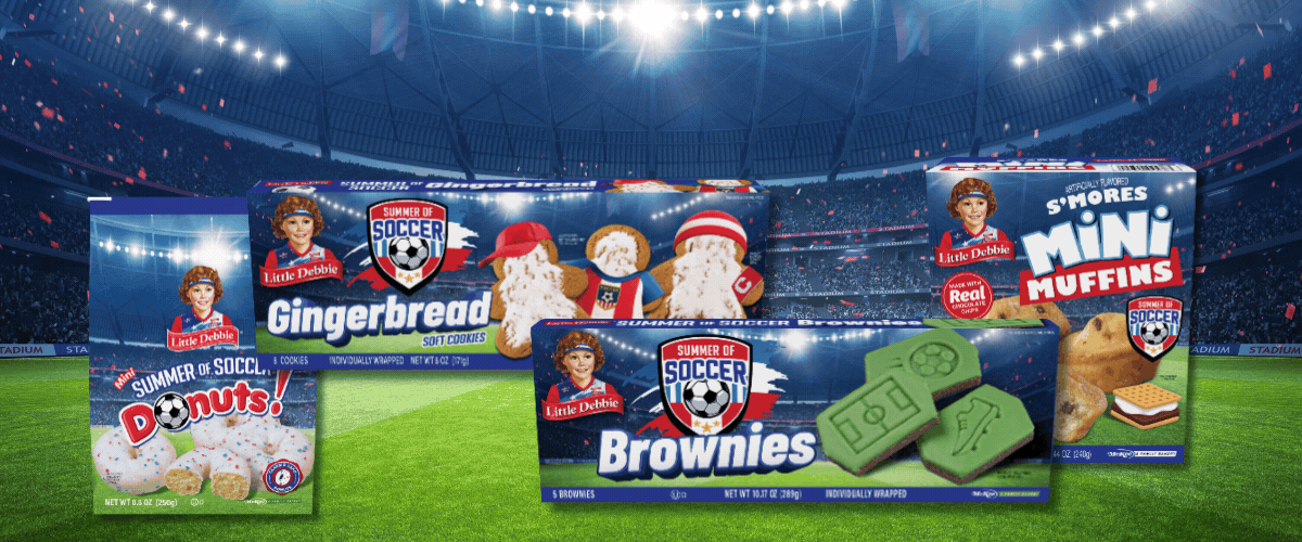 banner image with moving soccer ball for soccer-themed seasonal snacks
