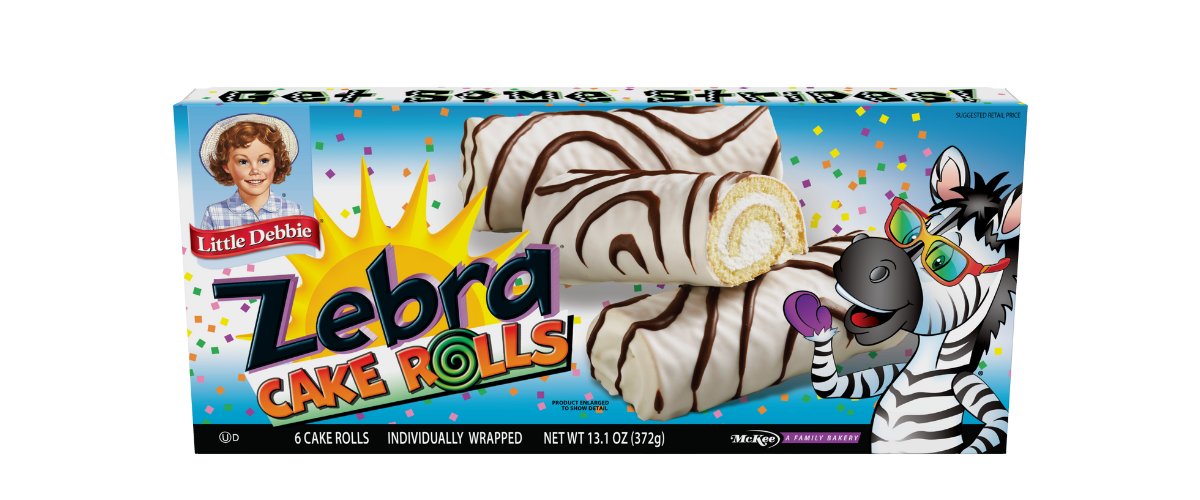 Zebra Cake Rolls | Little Debbie