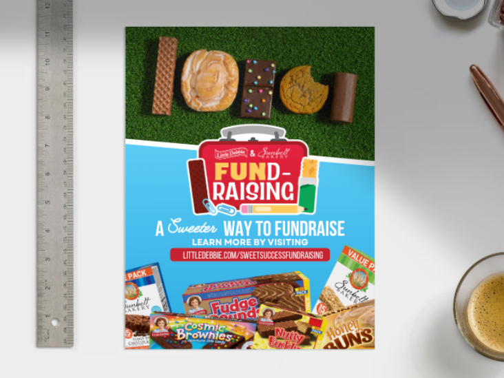flyer image for little debbie and sunbelt bakery fundraising